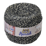 Przędza z wełny merynosowej 10/2 №M504 melanż сiemna stal 100g/500m TM Jarosław Przędza z wełny merynosowej 10/2 №M504 melanż сiemna stal 100g/500m TM Jarosław