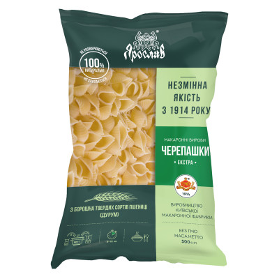 Produkty makaronowe Żółwie z pszenicy durum 500g TM Jarosław