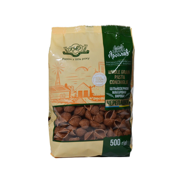 Produkty makaronowe Żółwie pełnoziarnisty 500g TM Yaroslav