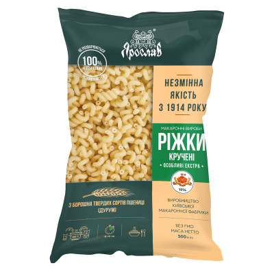 Produkty makaronowe Rogi skręcone z pszenicy durum 500g TM Jarosław