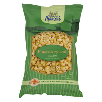 Produkty makaronowe Rogi skręcone 1 kg TM Jarosław