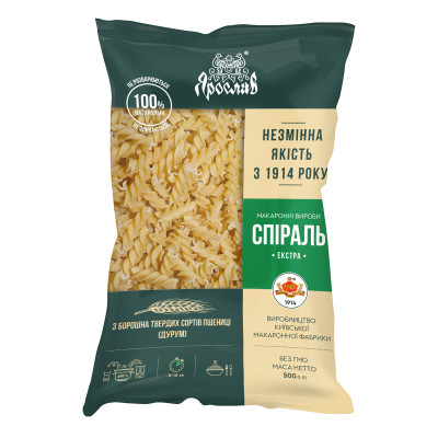 Produkty makaronowe Spirala z pszenicy durum 500g TM Jarosław