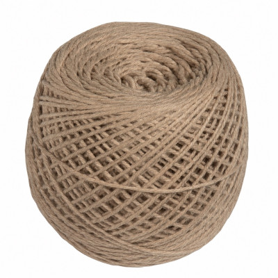 Przędza bawełniana 10/6 beżowa 100g/160m TM Jarosław